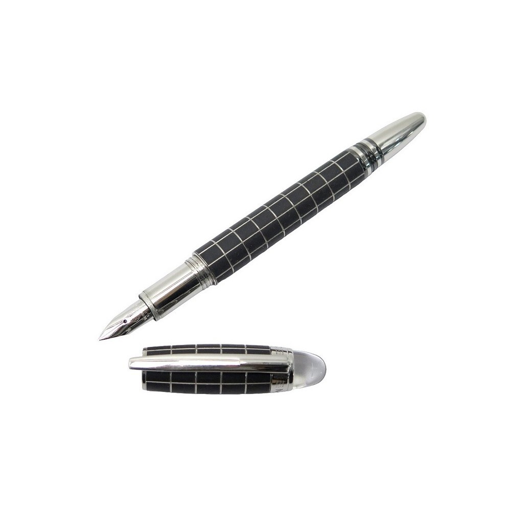 stylo plume montblanc starwalker metal rubber noir
