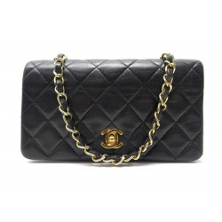 VINTAGE SAC A MAIN CHANEL MINI TIMELESS EN CUIR MATELASSE BANDOULIERE BAG 4500€