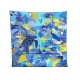 NEUF RARE FOULARD HERMES UNDER THE WAVES ALICE SHIRLEY SOIE BLEU BOITE NEW SCARF