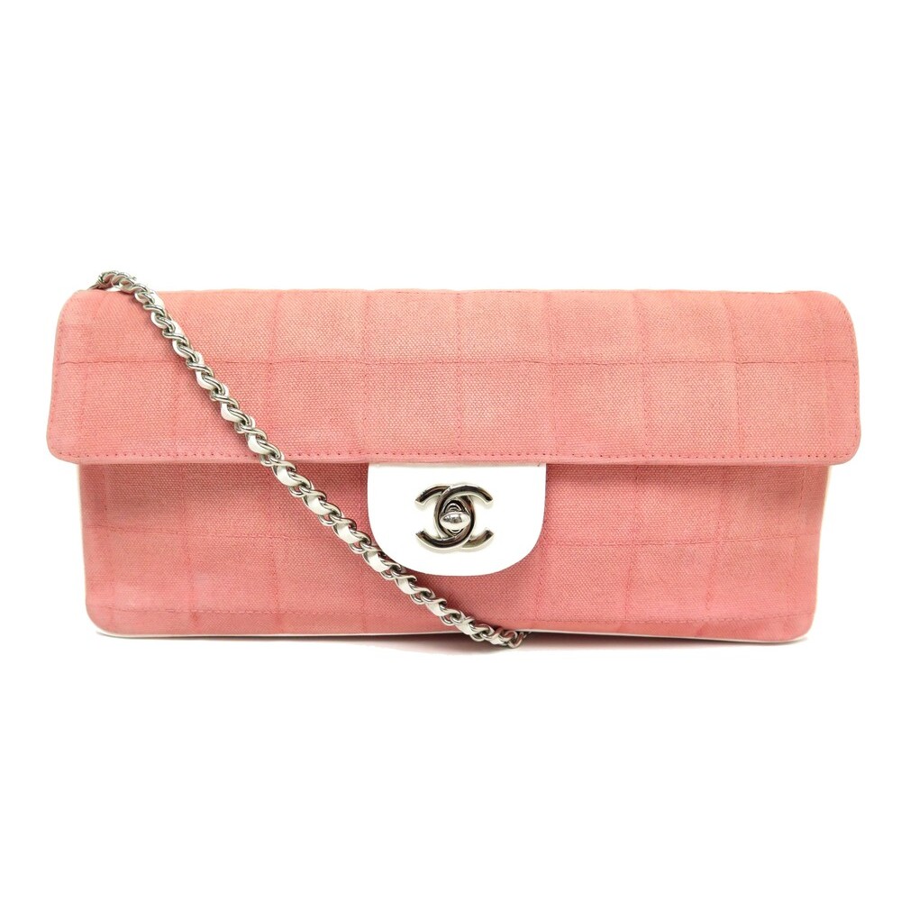 CHANEL 2002 East West Chocolate Bar Bag