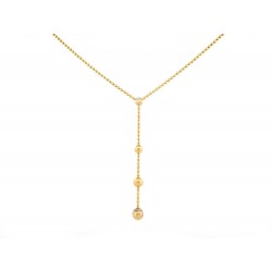 NEUF VINTAGE COLLIER CARTIER DRAPERIE DE DECOLLETE OR JAUNE 18K NECKLACE