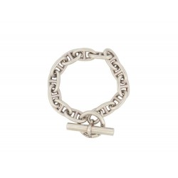 BRACELET HERMES CHAINE D'ANCRE PM ARGENT MASSIF 925 TAILLE 18 SILVER STRAP 1210€