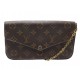 SAC A MAIN LOUIS VUITTON POCHETTE FELICIE GM TOILE MONOGRAM HANDBAG CLUTCH 1150€