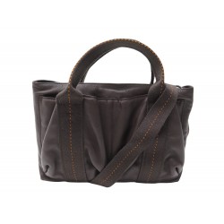 SAC A MAIN HERMES CARAVANE HORIZONTAL PM BANDOULIERE CUIR MARRON HAND BAG 1500€