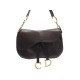 SAC A MAIN CHRISTIAN DIOR DOUBLE SADDLE EN CUIR D'AUTRUCHE HAND BAG PURSE 3650€