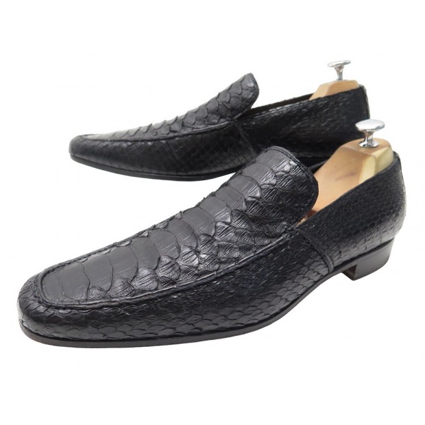 CHAUSSURES YVES SAINT LAURENT MOCASSINS 4006 42 EN CUIR DE PYTHON LOAFERS 1195€