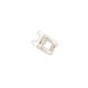 BAGUE HERMES OSMOSE PM H102539B TAILLE 51 ARGENT MASSIF + BOITE SILVER RING 560€