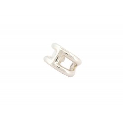 BAGUE HERMES OSMOSE PM H102539B TAILLE 51 ARGENT MASSIF + BOITE SILVER RING 560€