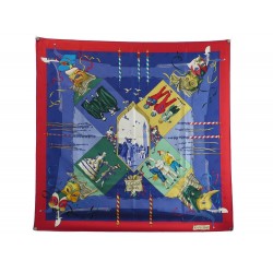 FOULARD HERMES LE CARNAVAL DE VENISE WATRIGANT SOIE BROCHEE CARRE 90 SCARF 460€