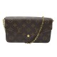 SAC A MAIN LOUIS VUITTON POCHETTE FELICIE GM TOILE MONOGRAM CLUTCH HANDBAG 1150€