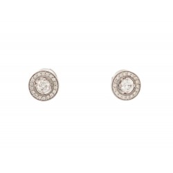 BOUCLES D'OREILLES BOUCHERON AVA OR BLANC 18K DIAMANTS 0.68CT EARRINGS 6500€