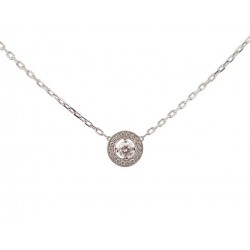 COLLIER BOUCHERON AVA OR BLANC 18K DIAMANTS 0.43CT WHITE GOLD NECKLACE 5000€