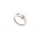 BAGUE FRED FORCE 10 RUBAN MINI MM 4B0377 T49 4B0377 OR GRIS 18K & DIAMANTS 2460€