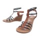 CHAUSSURES LOUIS VUITTON KEY WEST 37 SANDALES TALON COMPENSES WEDGE SANDALS 740€