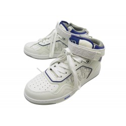 NEUF CHAUSSURES CHRISTIAN DIOR BASKETS B27 3SH132ZIJ 40 BLEU + BOITE SHOES 1100€