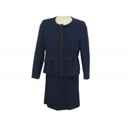 ENSEMBLE PRADA TAILLEUR VESTE + JUPE TWEED 44 IT 40 FR M JACKET SKIRT SET 5000€