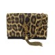 NEUF SAC A MAIN SAINT LAURENT KATE SMALL CUIR POULAIN MOTIF LEOPARD BAG 1550€