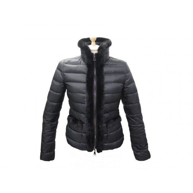 NEUF BLOUSON MONCLER DOUDOUNE TEMPLEZ GIUBBOTTO XS 34 VISON PUFFER 1320€