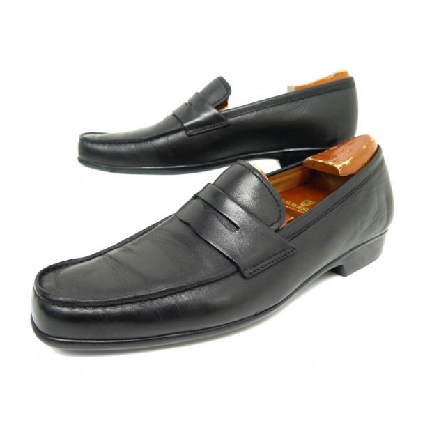 CHAUSSURES JM WESTON 625 6.5D 40.5 MOCASSINS D'ETE CUIR EMBAUCHOIRS LOAFERS 590€