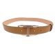 CEINTURE TOD'S BOUCLE LOGO T EN CUIR CAMEL TAILLE 75 BROWN LEATHER BELT 350€