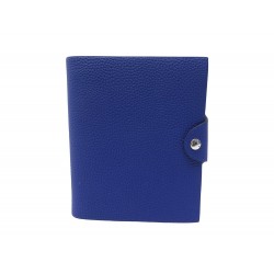 COUVERTURE CAHIER HERMES ULYSSE NEO PM CUIR TOGO BLEU A HUMAN ODYSSEY 2021 510€