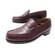 CHAUSSURES JM WESTON 180 MOCASSINS 8D 42 CUIR BORDEAUX + EMBAUCHOIRS SHOES 650€