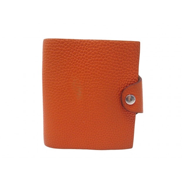 COUVERTURE AGENDA HERMES ULYSSE TPM MINI EN CUIR TOGO ORANGE DIARY COVER 215€