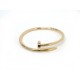 BRACELET CARTIER JUSTE UN CLOU EN OR ROSE 18K 30.4GR TAILLE 15 PINK GOLD