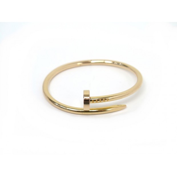 BRACELET CARTIER JUSTE UN CLOU EN OR ROSE 18K 30.4GR TAILLE 15 PINK GOLD