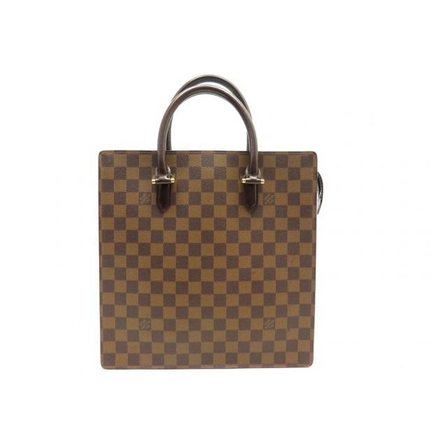 SAC A MAIN LOUIS VUITTON VENICE PM CABAS PLAT EN TOILE DAMIER EBENE PURSE 1250€