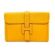 VINTAGE SAC A MAIN HERMES POCHETTE JIGE 29 CUIR COURCHEVEL JAUNE POUCH 3100€