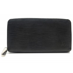 PORTEFEUILLE LOUIS VUITTON ZIPPY M61857 CUIR EPI NOIR +BOITE LEATHER WALLET 700€