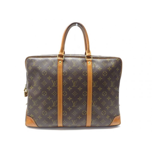 SACOCHE LOUIS VUITTON PORTE DOCUMENTS VOYAGE 1L1110 MONOGRAM LV BRIEFCASE 2100€