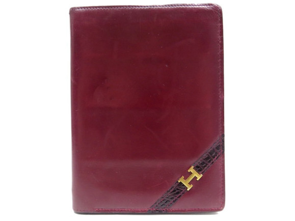  portefeuille hermes annie en cuir box h en or