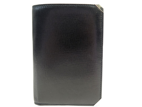  portefeuille gucci porte chequier en cuir noir