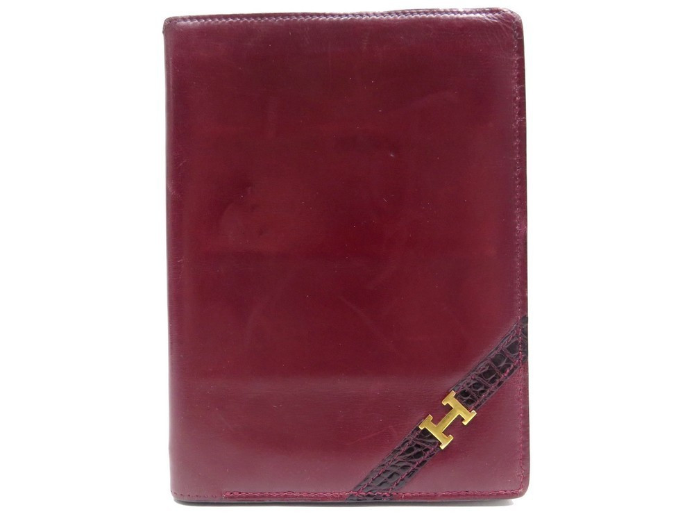  portefeuille hermes annie en cuir box h en or