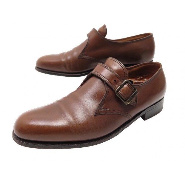 CHAUSSURES JM WESTON DERBY A BOUCLE FLORE 531 8.5C 42.5 FIN MOCASSINS CUIR 920€