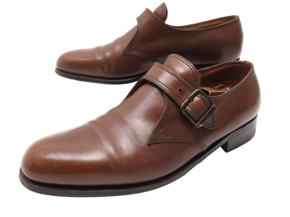 CHAUSSURES JM WESTON DERBY A BOUCLE FLORE 531 8.5C 42.5 FIN MOCASSINS CUIR 920€