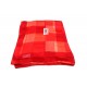 FOULARD CHALE YVES SAINT LAURENT SOIE ROUGE 