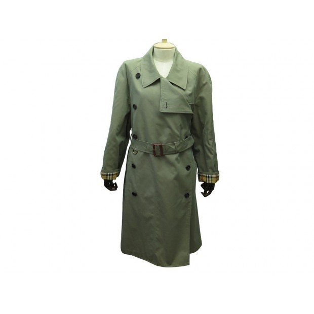 IMPERMEABLE BURBERRY CHARWOOD L 42 COTON KAKI MANTEAU CEINTURE TRENCH COAT 2150€