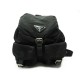 SAC A DOS PRADA 1BZ811 MOYEN TOILE RE-NYLON NOIR BLACK CANVAS BACKPACK BAG 1780€