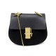 SAC A MAIN CHLOE DREW SMALL EN CUIR ET DAIM NOIR BANDOULIERE NOIR HAND BAG 1350€