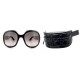 NEUF LUNETTES DE SOLEIL CHRISTIAN DIOR LADY 95.22 ETUI CEINTURE SUNGLASSES 580€