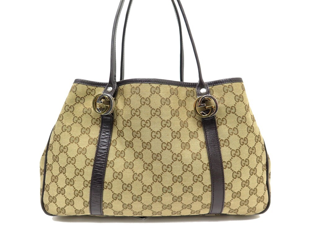 sac a main gucci twins gg canvas tote 232957 toile