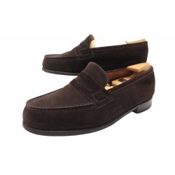 CHAUSSURES JM WESTON MOCASSINS 180 6.5C 41 EN VELOURS + EMBAUCHOIRS LOAFERS 850€