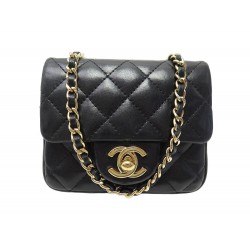 SAC A MAIN CHANEL MICRO TIMELESS CUIR MATELASSE NOIR POCHETTE BANDOULIERE 4000€