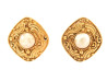boucles d'oreilles chanel tourbillons perles