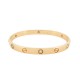 VINTAGE BRACELET CARTIER LOVE PM 6 DIAMANTS 18.5 OR JAUNE 18K STRAP 7600€