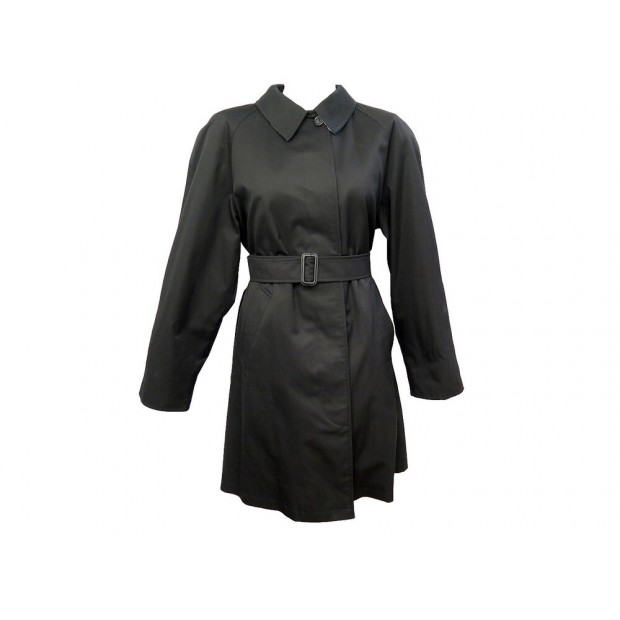 NEUF MANTEAU BURBERRY TRENCH BODMIN 99 T44 L IMPERMEABLE COTON NOIR COAT 1790€