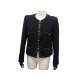 VESTE CHANEL COURTE A GALLON TRESSE P33858V18196 M 38 TWEED JACKET 6500€